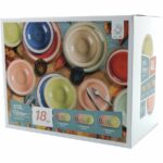 Servizio 18 pz piatti Nobur in stoneware - immagine 2