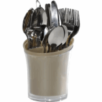 Servizio posate in acciaio inox 24 pezzi Kharisma Tortora - immagine 2