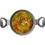 Casseruola con coperchio in alluminio pressofuso Linea CookStone diametro 28 cm - immagine 2