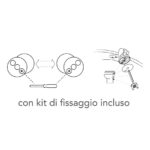 Copriwater in Legno Grigio chiaro 37x43,4 cm - immagine 2