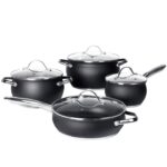 Batteria 8 pz Pentole in acciaio inox