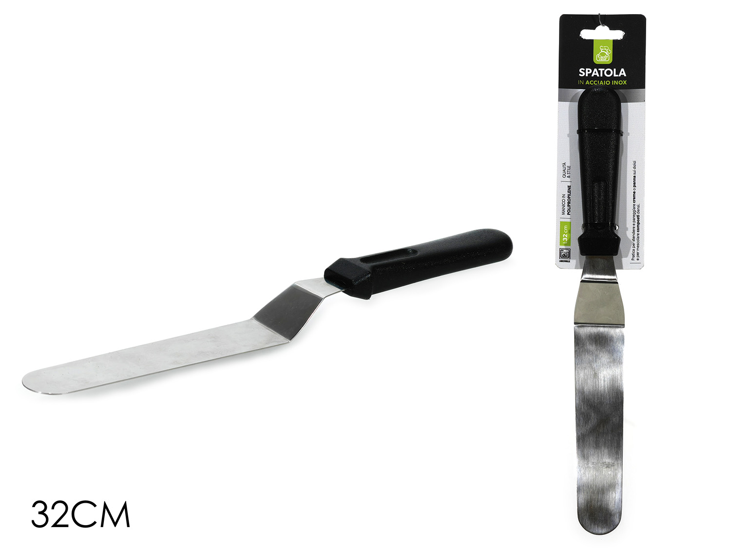 594833 Spatola angolare 32cm Acciaio - immagine 1