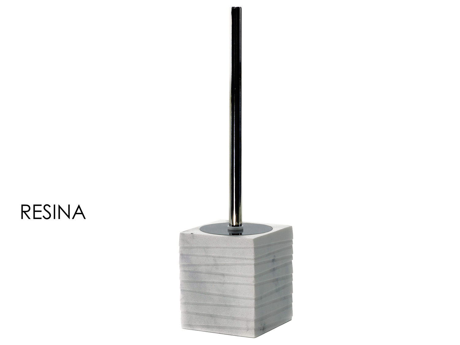 630952 Porta Scopino con Scopino Effetto Marmo Grigio - immagine 1