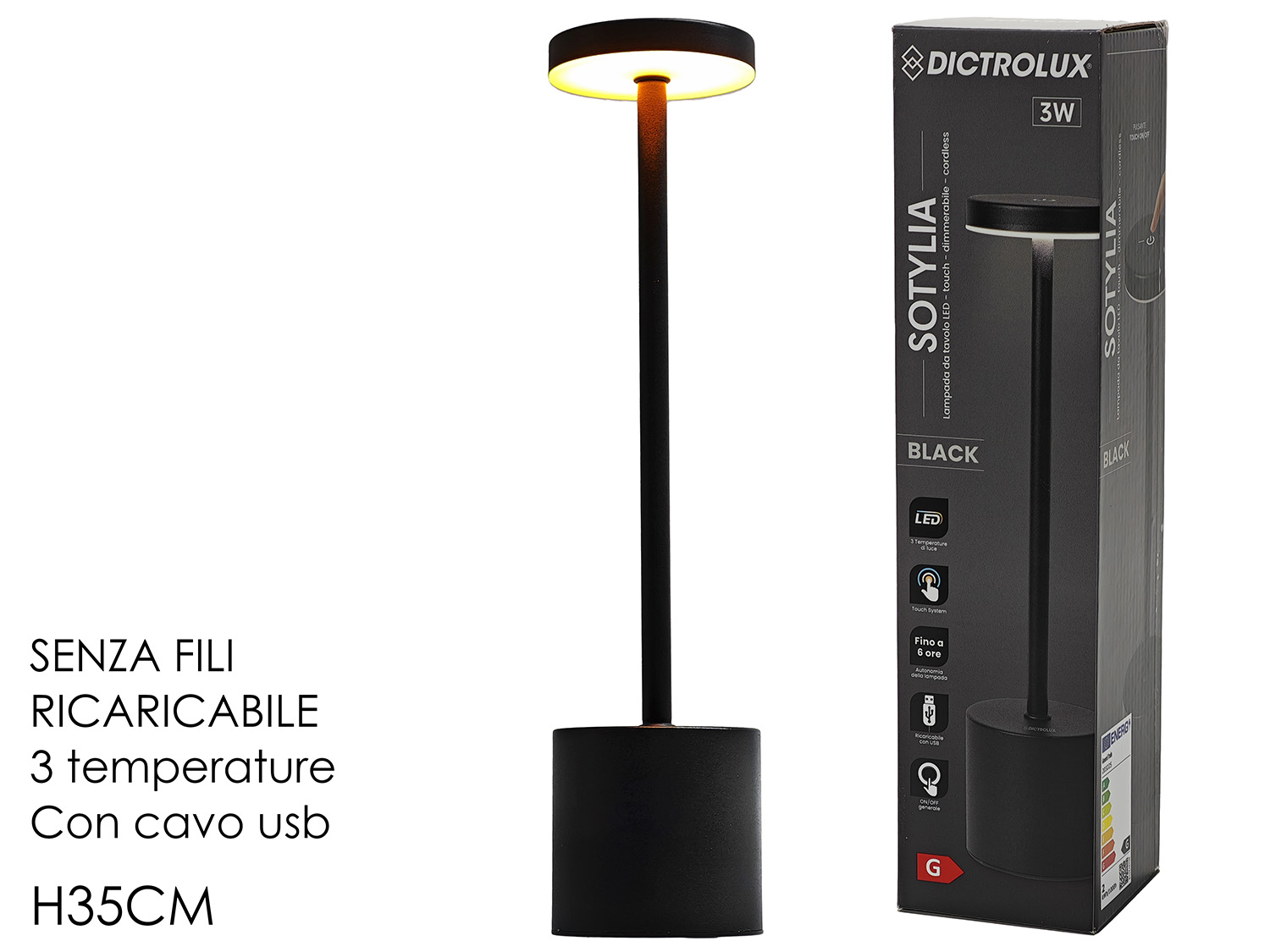 794950 Lampada Led Touch - immagine 1