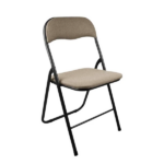 Set 6 Sedie Pieghevoli in Lino Beige - immagine 2