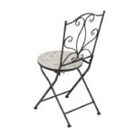 Set  Bistrot tavolo rotondo in ceramica Effetto Mosaico - immagine 3