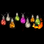 Catena Luminosa Solare 10 Lampadine Colorate da esterno