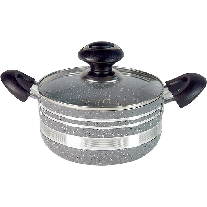 imgi_4_597575 Casseruola in alluminio con coperchio in vetro diametro 16 cm - immagine 1