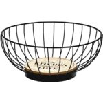 Centrotavola in metallo satinato con base in Mdf h13 cm diametro 28 cm