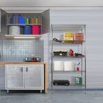 Scaffale Multiuso in Acciaio 5 Ripiani Crome - immagine 2