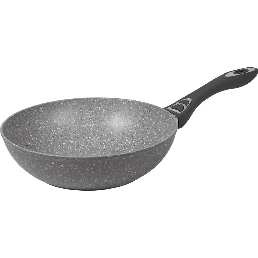 imgi_57_652409_900x Padella Wok in alluminio pressofuso Linea CookStone diametro 28 cm - immagine 1