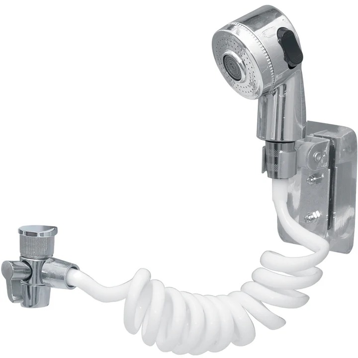 imgi_6_751632_2 Doccetta Lavabo in lega di zinco con tubo flessibile fino a 150 cm - immagine 1