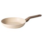 Padella in alluminio pressato Beige Linea Diamante diametro 24 cm