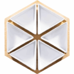 Antipastiera 6 ciotole con base girevole in bamboo - immagine 2