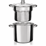 Pentola Cuocipasta in acciaio Inox diametro 24 cm - immagine 2