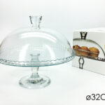 Alzata in vetro con campana - Ø 32 cm