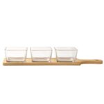 Antipastiera con 3 Ciotole in Vetro