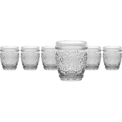 Set 6 Bicchieri in vetro Baroque