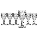 Set 6 Calici Liquore in vetro Trasparente