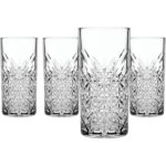 Bicchieri Long Drink in vetro Pasabahce Timeless - Set da 4 da 45 CL