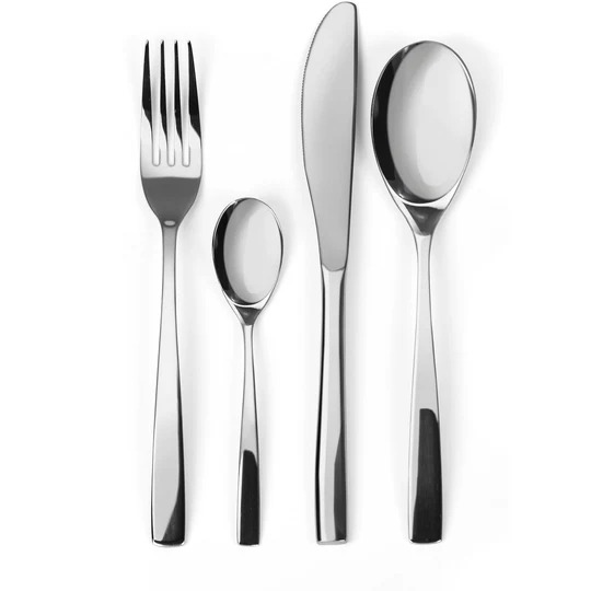 576630 posate Servizio 24 pz posate in acciaio inox Kisara Shiny - immagine 1