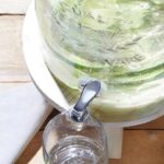 Dispenser per bevande in vetro con rubinetto, 5,5 litri - immagine 2