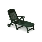 Lettino prendisole "California" verde