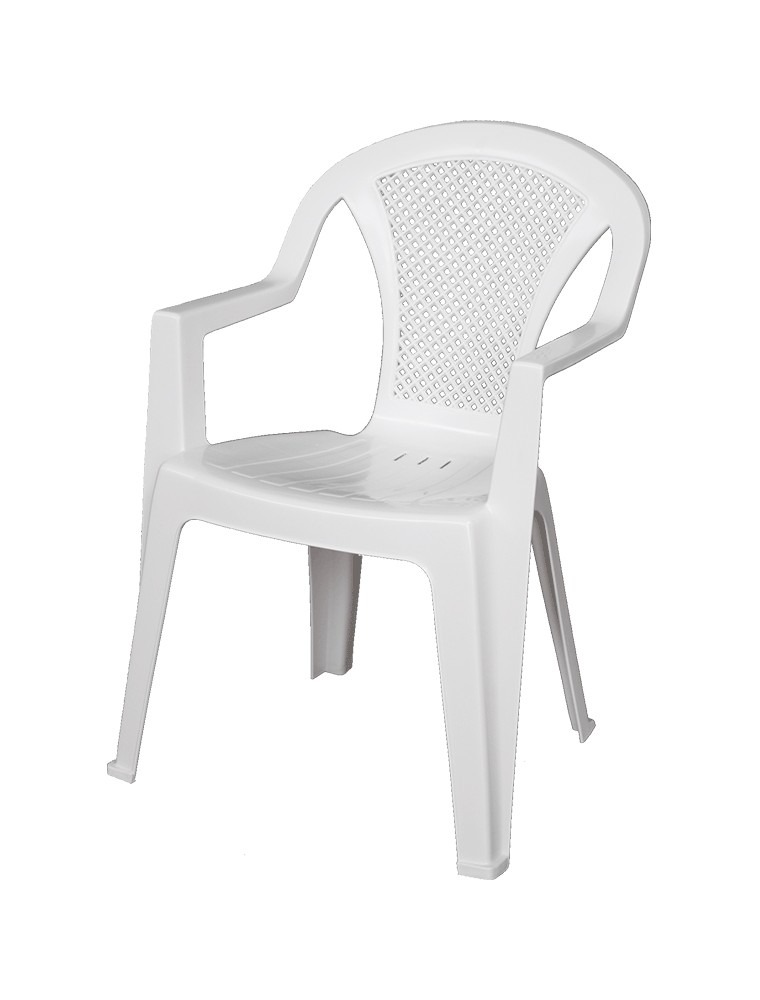imgi_9_sedia-ischia-bianca-areta Sedia "Ischia" in Plastica Bianca - immagine 1