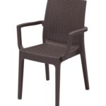 Sedia in Resina  Color Caffè