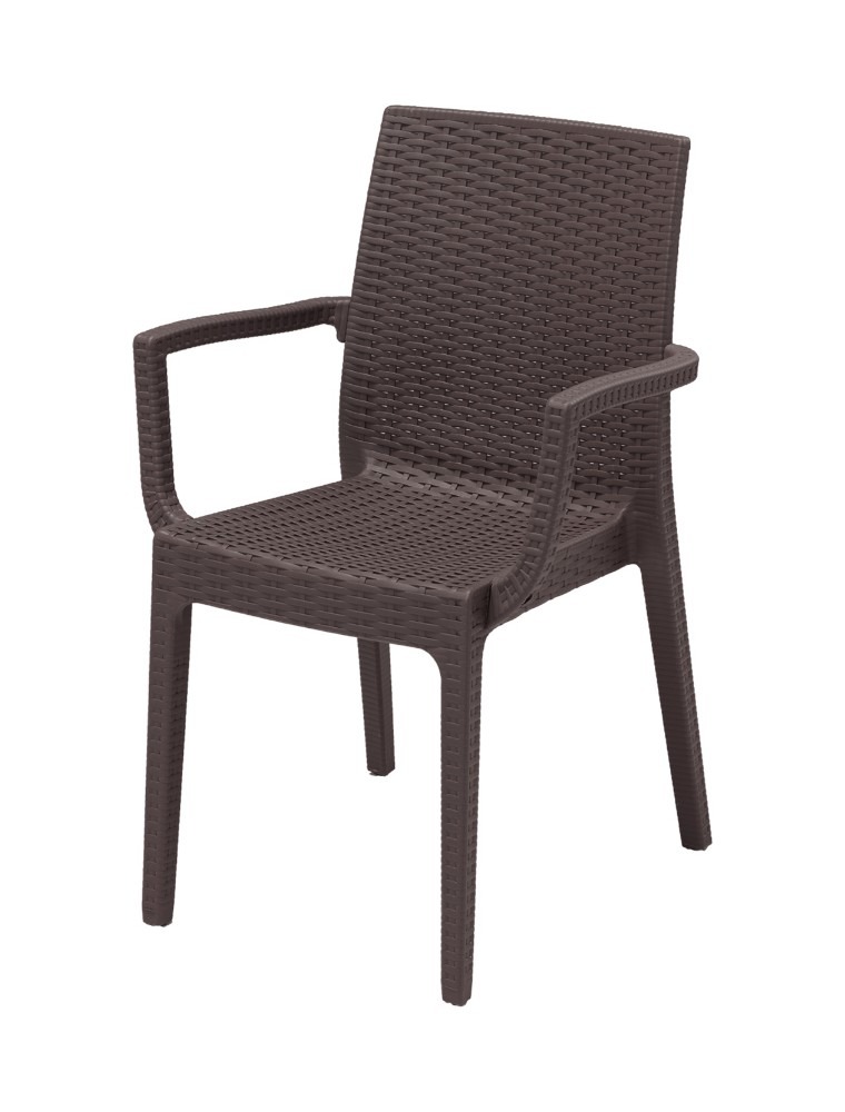 imgi_9_sedia-r-dafne-c-br-caffe Sedia in Resina Color Caffè - immagine 1