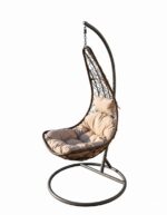 Sedia Sospesa a Uovo in Rattan