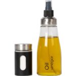 Set menage con  contenitori in vetro 4 pezzi con stand - immagine 2