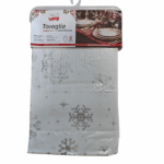 Tovaglia Plastificata "Fiocchi di Neve" - 140x180 cm (6 Posti)