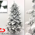 Albero di Natale Artificiale Everest Innevato (180)