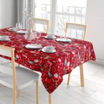 Tovaglia Plastificata "Candy Cane Stripe" - 140x180 cm (6 Posti) - immagine 2