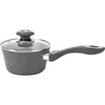 Casseruola con coperchio in alluminio pressofuso Linea CookStone diametro 16 cm