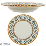 Capri piatto in Ceramica Decorata a Mano – Stile Mediterraneo