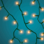 Catena luminosa 180 Led oro