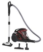 Hoover Aspirapolvere a Traino Senza Sacco con filo, Tecnologia Ciclonica, 850W, 2 Litri, 68 Decibel, Plastica, Nero