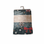 Tovaglia 10 Posti Antimacchia "White Winter" Verde Bosco – 140x300 cm