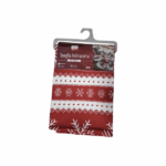 Tovaglia 6 Posti Antimacchia Rettangolare 140x180 cm – Fantasia Fiocchi di Neve Nordic