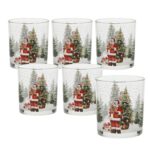 Set 6 Bicchieri Natalizi con Scena Invernale - immagine 2