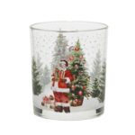 Set 6 Bicchieri Natalizi con Scena Invernale