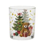 Set 6 Bicchieri Natalizi Orsetto e Albero di Natale