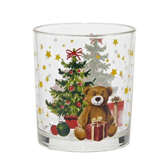 imgi_7_920338_002 Set 6 Bicchieri Natalizi Orsetto e Albero di Natale - immagine 1