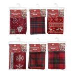 Tovaglia Antimacchia Tartan Rosso Classico 140x140 cm – Tessuto Plaid Natalizio - immagine 2