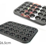 Teglia per 24 Mini Muffin e Pasticceria – Antiaderente | 35x26,5 cm