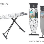 Asse da Stiro Dylan in Metallo – Regolabile e Robusta | 147x43 cm