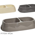 Ciotola Doppia per Cani e Gatti – Praticità e Design Salvaspazio