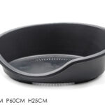 Cuccia Rigida in Plastica XL per Cani – 80x60x25 cm